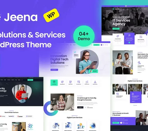 Mua Jeena | IT Solutions & Technology WordPress Theme giá rẻ