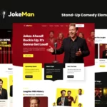 Mua JokeMan - Stand-Up Comedy Elementor Pro Template Kit giá rẻ