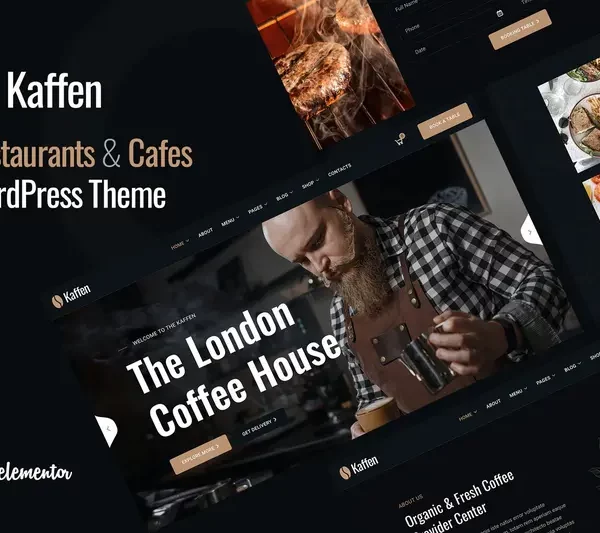 Mua Kaffen - Restaurant & Cafe WordPress Theme giá rẻ