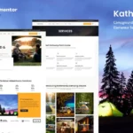 Mua Kathmandu - Campground & Outdoor Activity Elementor Template Kit giá rẻ