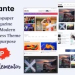 Mua Kiante - Newspaper Magazine Blog Modern WordPress giá rẻ