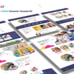 Mua Kindar – Kindergarten & School Elementor Template Kit giá rẻ