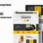 Mua Kitaxi - Online Taxi Booking Elementor Template Kit giá rẻ