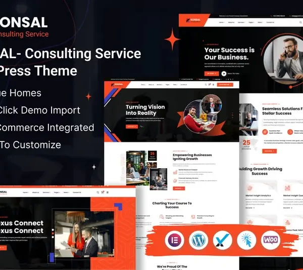 Mua Konsal - Corporate Business & Consulting WordPress giá rẻ