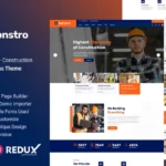 Mua Konstro – Construction WordPress Theme giá rẻ