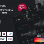 Mua Kyros - Personal Portfolio CV Resume Theme giá rẻ