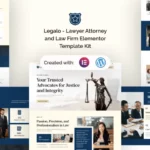 Mua Legalo - Lawyer Attorney and Law Firm Elementor Template Kit giá rẻ