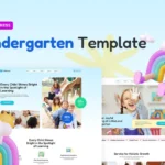 Mua LittleLand – Kindergarten Template Elementor Pro Template Kit giá rẻ