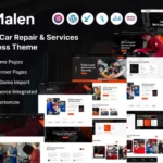 Mua Malen - Car Service & Repair WordPress Theme giá rẻ