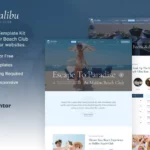 Mua Malibu – Beach Club & Lounge Bar Elementor Template Kit giá rẻ