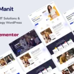 Mua Manit - IT Solutions & Technology WordPress Theme giá rẻ