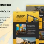 Mua Maquin - Construction Equipment Rentals Elementor Pro Template Kit giá rẻ