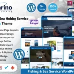 Mua Marino - Fishing & Sea Hobby WordPress Theme giá rẻ