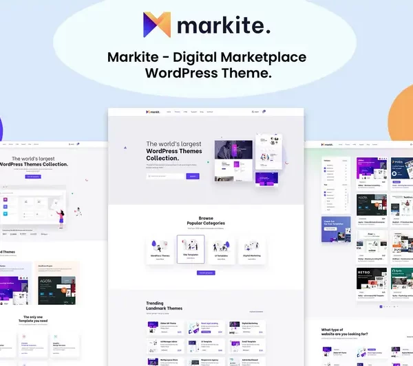 Mua Markite - Digital Marketplace WordPress Theme giá rẻ