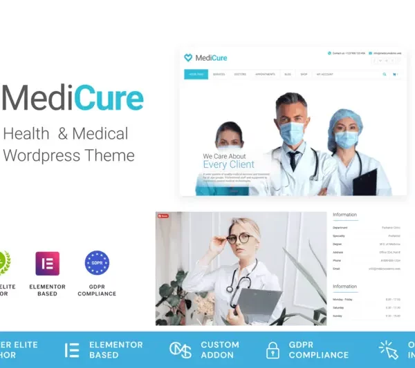 Mua MediCure – Health & Medical Wordpress Theme giá rẻ