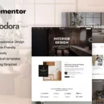 Mua Modora - Interior Design & Architecture Service Elementor Pro Template Kit giá rẻ