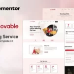 Mua Movable - Moving Service Elementor Template Kit giá rẻ