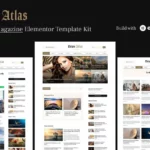 Mua NewsAtlas – News & Magazine Elementor Template Kit giá rẻ