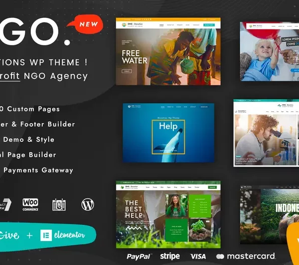Mua Ngo - Charity & Donation WordPress Theme giá rẻ