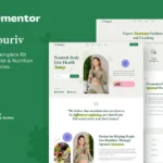 Mua Nouriv – Nutrition Coach & Nutritionist Elementor Template Kit giá rẻ