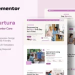 Mua Nurtura - Modern Senior Care Elementor Template Kit giá rẻ
