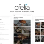 Mua Ofelia - Travel Personal WordPress Blog Theme giá rẻ