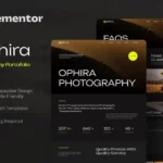 Mua Ophira - Photography Portfolio Elementor Template Kit giá rẻ
