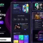 Mua Optimistx - SEO & Digital Agency Elementor Template Kit giá rẻ