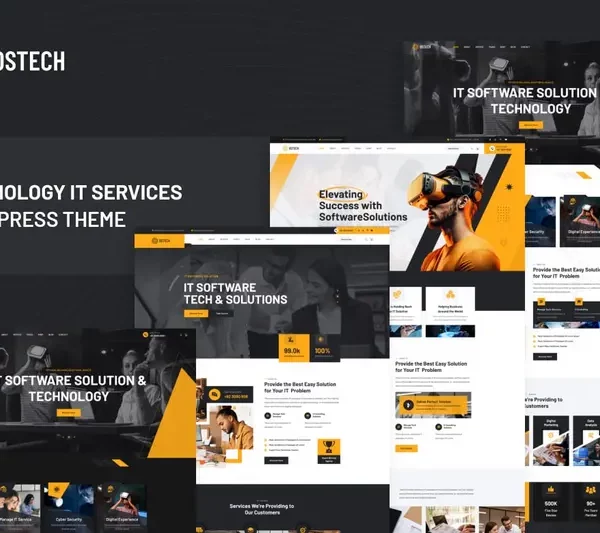 Mua Ostech - Technology IT Services WordPress Theme giá rẻ