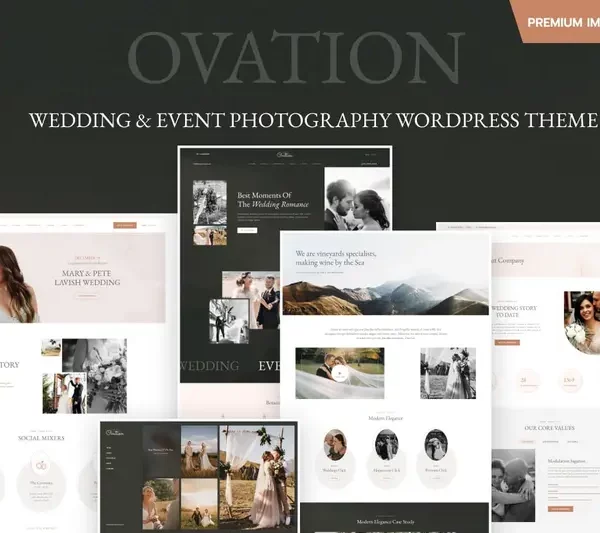 Mua Ovation - Wedding & Event Photography WordPress Th giá rẻ