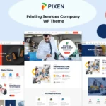 Mua Pixeen - Printing Services Company WordPress Theme giá rẻ