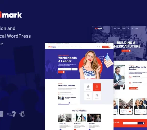 Mua Polimark - Election & Political WordPress Theme giá rẻ