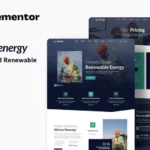 Mua Renergy - Solar & Renewable Elementor Template Kit giá rẻ