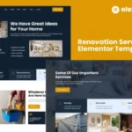 Mua Renoba - Renovation Services Elementor Template Kit giá rẻ