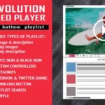 Mua Revolution Video Player With Bottom Playlist WordPress Plugin - YouTube/Vimeo/Self-Hosted Support giá rẻ