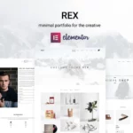 Mua Rex - Minimal WordPress Portfolio Theme giá rẻ