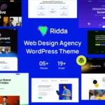 Mua Ridda - Web Design Agency WordPress Theme giá rẻ