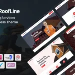 Mua RoofLine - Roofing Services WordPress Theme giá rẻ