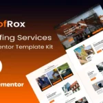Mua Roofrox - Roofing Services Elementor Template Kit giá rẻ