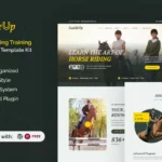Mua SaddleUp - Horse Riding Training Elementor Template Kit giá rẻ