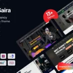 Mua Saira - Digital Agency WordPress Theme giá rẻ