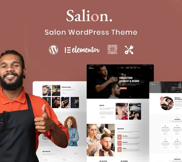 Mua Salion – Hair Salon WordPress Theme giá rẻ