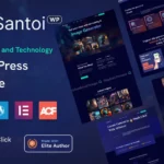 Mua Santoi - AI Agency and Technology WordPress Theme giá rẻ