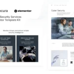 Mua Secura - Cyber Security Services Elementor Template Kit giá rẻ
