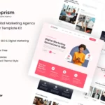 Mua Seoprism - SEO & Digital Agency Elementor Template Kit giá rẻ