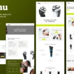 Mua Sinau - Shaving & Barbers Products Elementor Template Kit giá rẻ