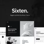 Mua Sixten - Minimalist Portfolio WordPress Theme giá rẻ