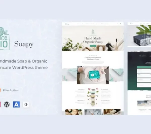 Mua Soapy - Handmade & Organic Skincare WordPress giá rẻ
