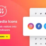 Mua Social Media Icons WordPress – Social Icons Plugin giá rẻ