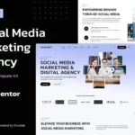 Mua Socialnext - Social Media Marketing Agency Elementor Pro Template Kit giá rẻ